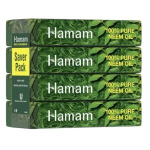 Hamam 100% Pure Neem Oil Soap 4X100G